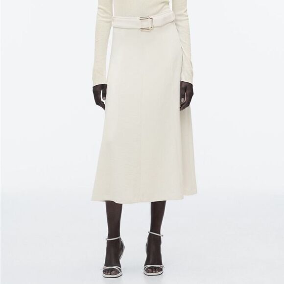 ZARA FULL MIDI SKIRT - Picture 5 of 8